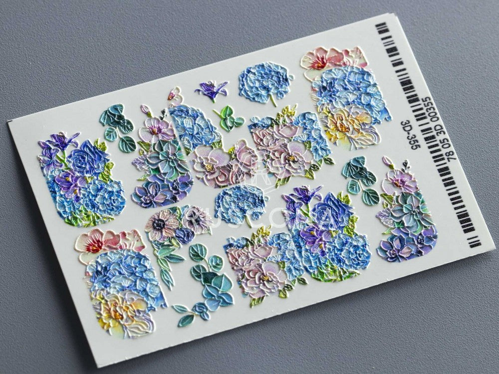 3D Wasseraufkleber 355