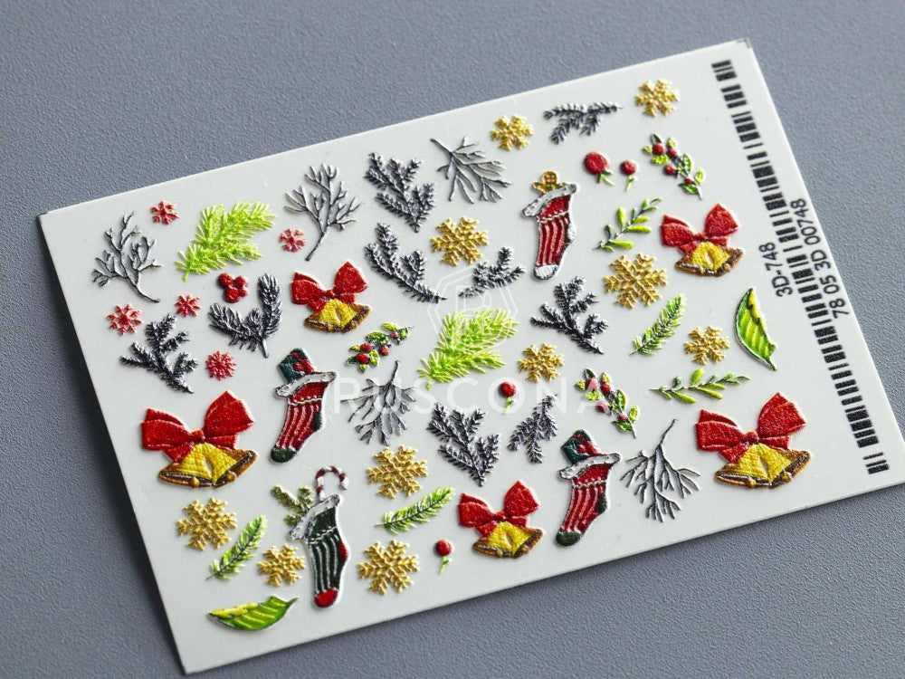 3D water sticker 748