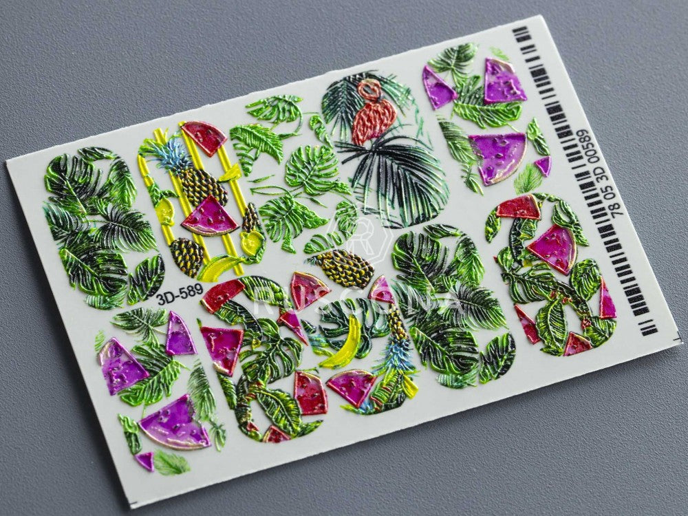 3D water sticker 589