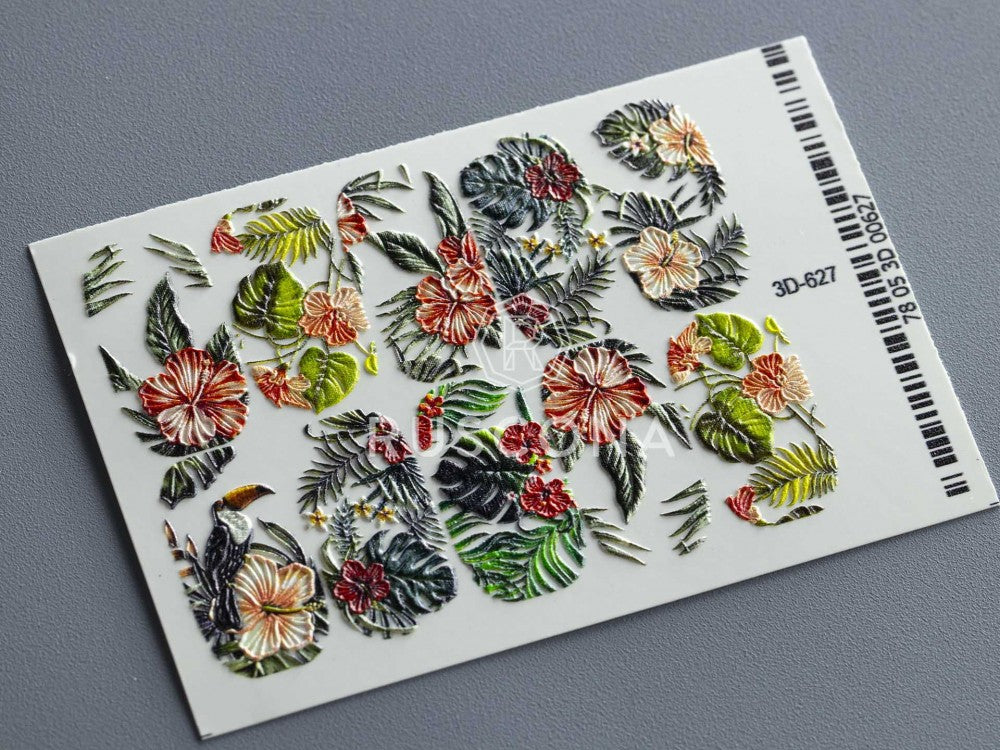 3D water sticker 627