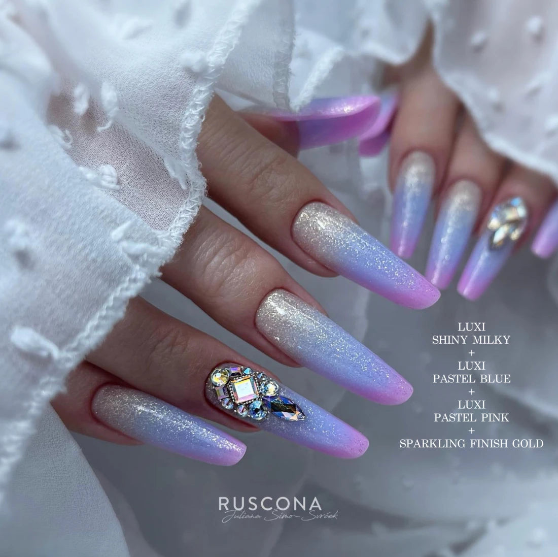 LUXI Blu pastello