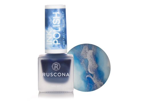 INK POLISH METALLIC BLUE