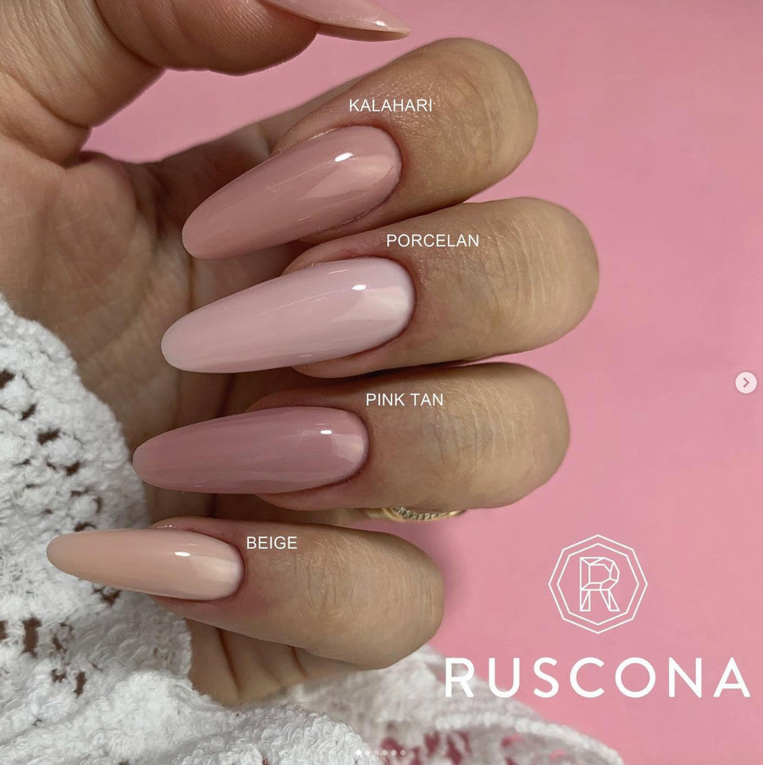 Trucco costruttore rosa abbronzatura